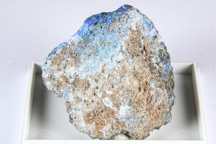Blue Nakauriite Formation with Hydromagnesite - Germany #380232